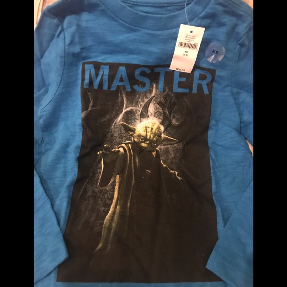 Boys long sleeve Star Wars tee Gap